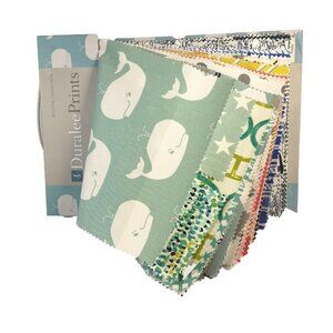 Fabric Swatches Duralee Prints Playtime Children's Fun Sample Book COTTON 60 PCS
